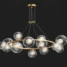 Bubble duo chandelier by freya